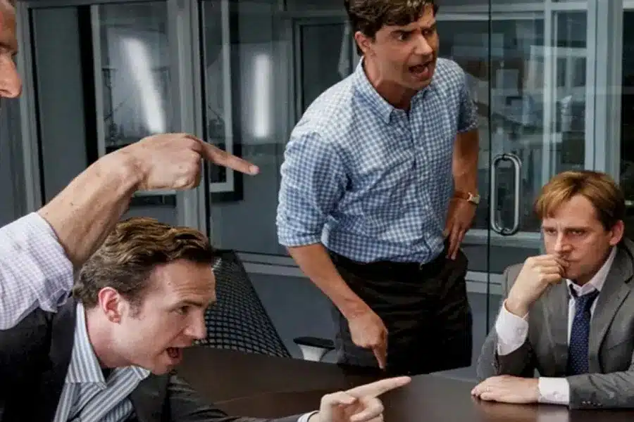 Filme A Grande Aposta com Christian Bale, Steve Carell, Ryan Gosling